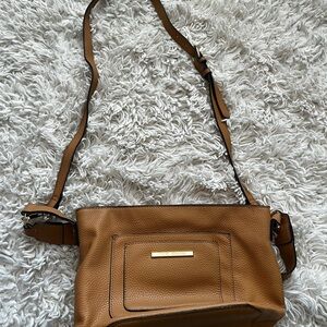 Brown Leather Crossbody Bag